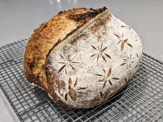 Cover image for Christmas sourdough bread